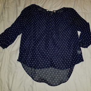 Lauren Conrad sheer blouse